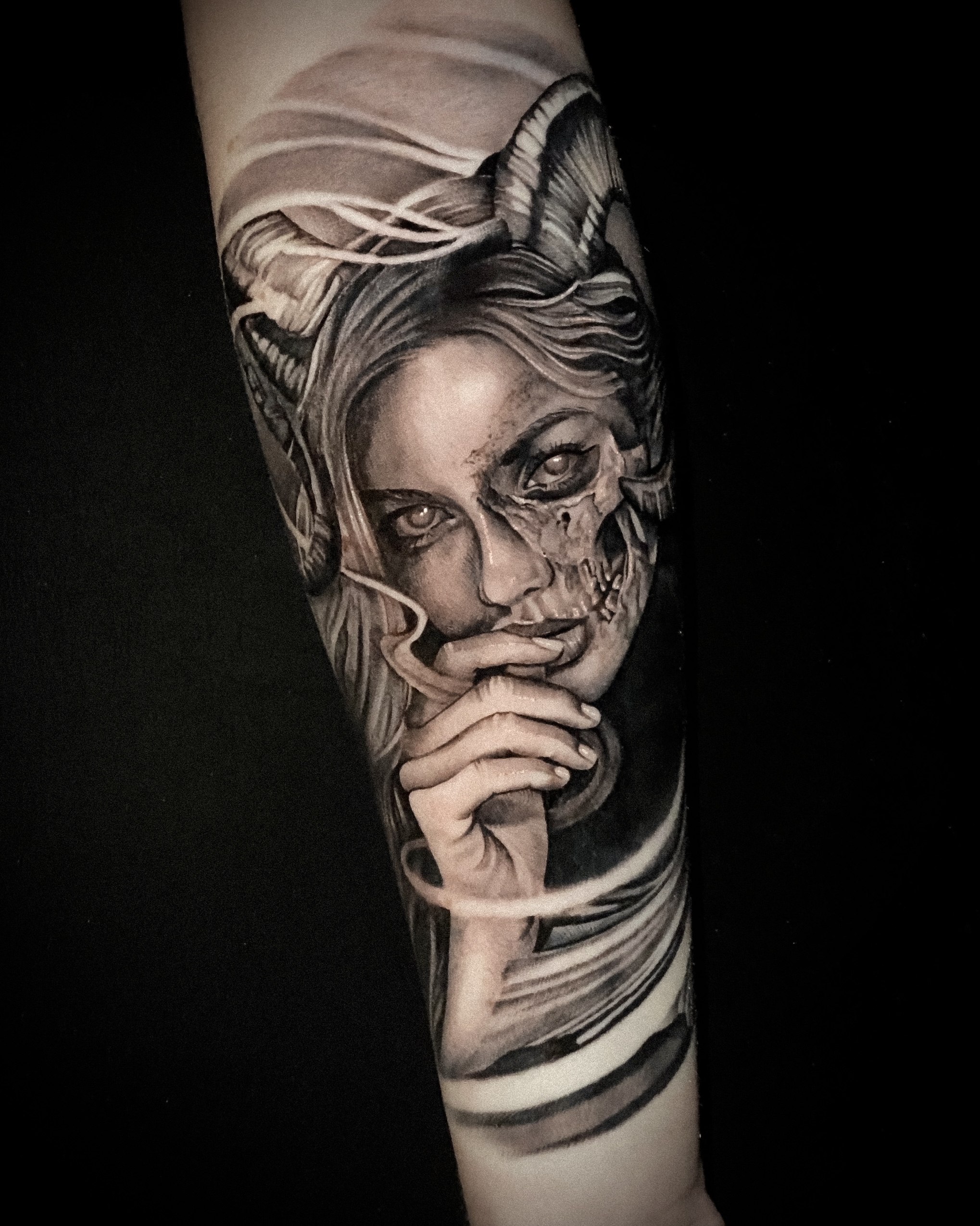 Tattoo uploaded by Alexei Mikhailov  Tattoo skull in a realistic style by  tattoo artist Alexei Mikhailov Black and white tattoo tattoorealistic  tattoorealism tattoos tattooskull skulltattoo tattoorealist tattooart  tatuajes tatuaze  Tattoodo